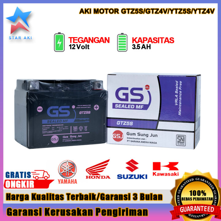 Aki Motor Yamaha Mio M3 Mio Soul Mio Soul GT Mio J Mio GT Mio Z Fino Xeon Vixion X-ride Byson Aki Kering Accu Kering MF GTZ5S