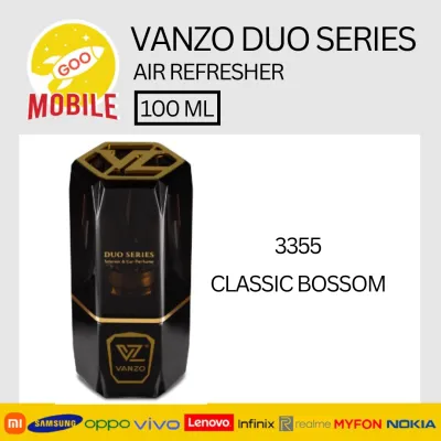 VANZO Duo Series 3355 & 3366 Sterilising Air Freshener (100ML) | 100% Original Imported from Japan | Certified Safe for Human Use | Home & Car Air Freshener