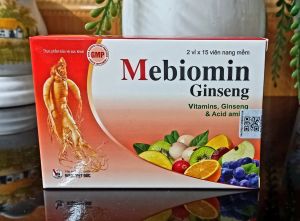 Mebiomin Ginseng -   Hỗ trợ bồi bổ cơ thể nâng cao sức đề kháng  bổ sung acid amin vitamin cho cơ thể  tăng cường tiêu hóa - Hộp 30 viên