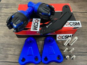 Slider Jalu Penahan Pelindung Knalpot Morin FULL CNC Nmax Aerox 155 PCX 150