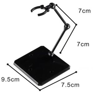 OUTOPEAN Movable Action Figure Display Stand Assembly Transparent Gundam Models Perfect Rack Action Figure Base for HG 1/144 Cinema Game