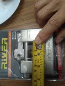 Anti-Cut Padlock Security Ultimate Safety with Disk Lock Mechanism & Chrome Hardened