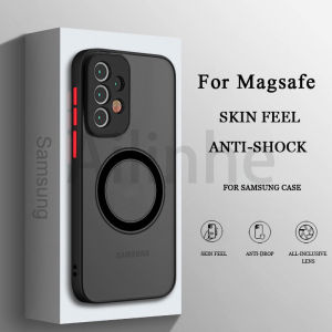 For Samsung Galaxy Note 20 Ultra 20 10 Plus Luxury For Magsafe Support Wireless Charge Matte Shockproof Protection Drop-proof Phone Cover