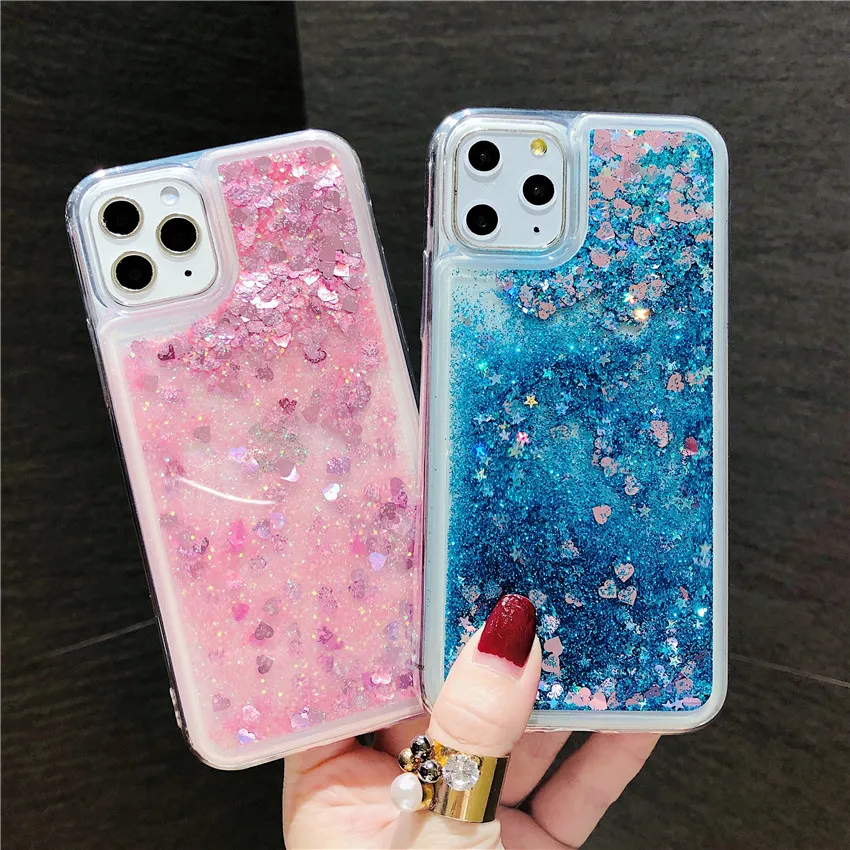 Case For VIVO Y11 VIVO Y12i Liquid Quicksand Glitter Bling