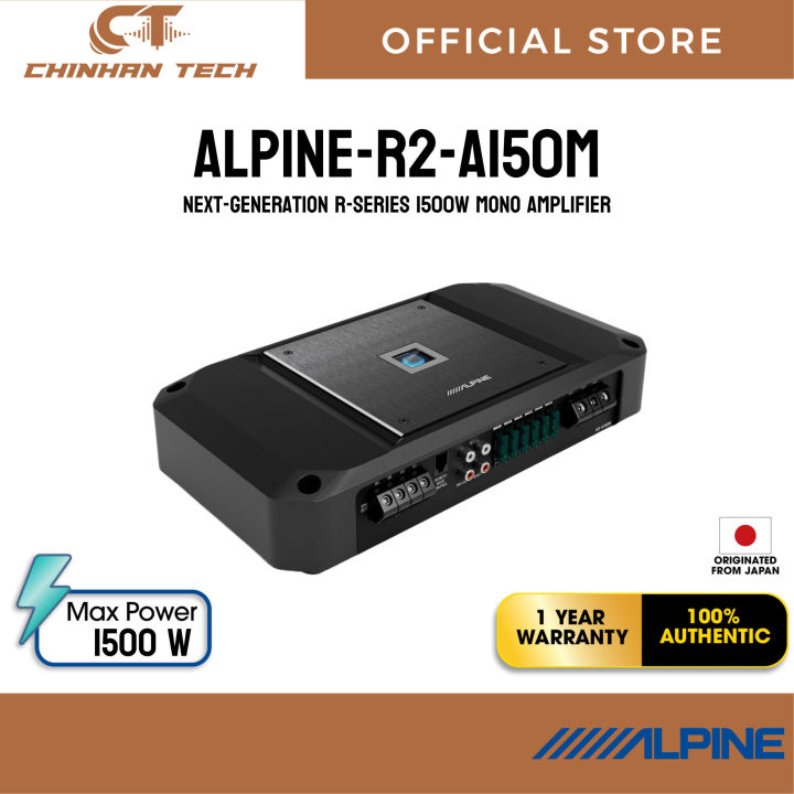 ALPINE R2-A150M Next-Generation R-Series 1500W Mono Amplifier | Lazada