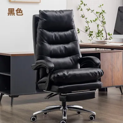 Kerusi Pejabat 办公椅 High Back Reclining Executive Boss Chair with Adjustable Height & Ultra Soft Padding Office Chair Computer Chair Study Chair