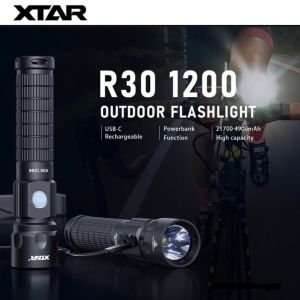 XTAR R30 1200LMS 226M EDC Flashlight ไฟฉาย 21700 ใช้หลอด LED CREE