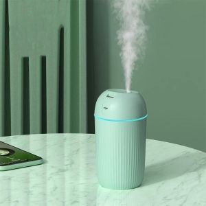 Leunu เครื่องทำความชื้น ฟอกอากาศ มีไฟหลากสี เครื่องเพิ่มความชื้นในอากาศ USB กระจายอโรมาน้ำมันเครื่องเพิ่มความชื้นอัลตรา