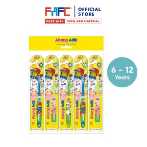Abang Adik Didi & Friends Shrink Sleeve Kids Toothbrush (5 Pcs)