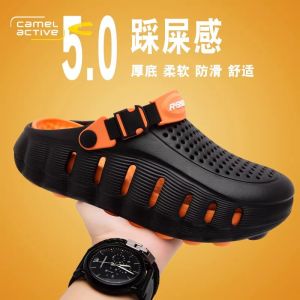 Free Shipping 2026 MenS Summer New Outdoor Breathable Perforated Clogs Versatile For Various Activities With Thick Soles Suitable For Wading Fishing And Driving
