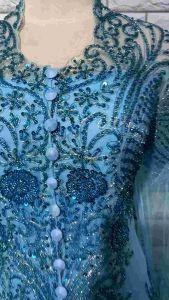 Set Kebaya Pesta Modern: Longtorso & Rok Lilit