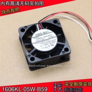 แฟน 40 มม. สำหรับ NMB 1606KL-05W-B59 24V DC พัดลมระบายความร้อน 40×40×15 มม. 0.08A ลูกปืนคู่สำหรับอินเวอร์เตอร์และเครื่อง CNC