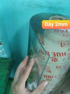 MÀNG DÀY ( 1m2 x 1m) Màng nhựa PVC trong dẻo dày 2mm
