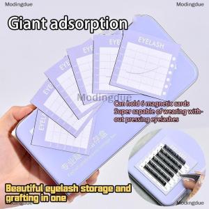 [COD] Modingdue กล่องเก็บขนตาต่อแบบชั้นเดียวกล่องเก็บพาเลทสำหรับแผ่นแม่เหล็กแบบแขวนกล่องป้องกันขนตา