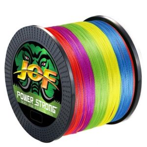 สาย PE JOF X12 X9 X4 Super Strong 12 Strands 4 9 สายตกปลาถัก 300M 500M Multifilament สาย PE น้ําเค็มถักสายตกปลาสําหรับรอกตกปลา สายตกปลาคาร์พ สายการประมง