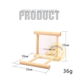 Parrot Wooden Tabletop Perch Bird Stand Training Exercise Feet Claw Grinding Pet Supplies
