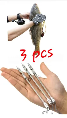 3 PIECES STAINLESS STEEL FISHING DEVICE