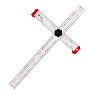 Germany Industrial 23 Inch Multi-angle Combination Square T-Square 60cm Multifunctional Drawing Ruler Design Measurement Tools
