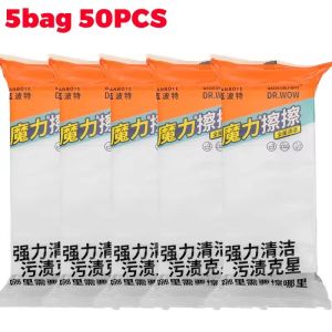 50/10 cái chảo nhựa melamine hai mặt miếng bọt biển rửa chén cọ rửa bát đĩa nồi đĩa miếng bọt rửa chén bát lau nhà tái sử dụng dụng cụ nhà bếp