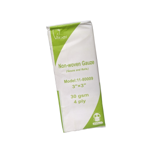 Dental Gauze Non-Woven 2x2 3x3 Soft Comfortable Economical Cotton Alternative No Chemical Allergens