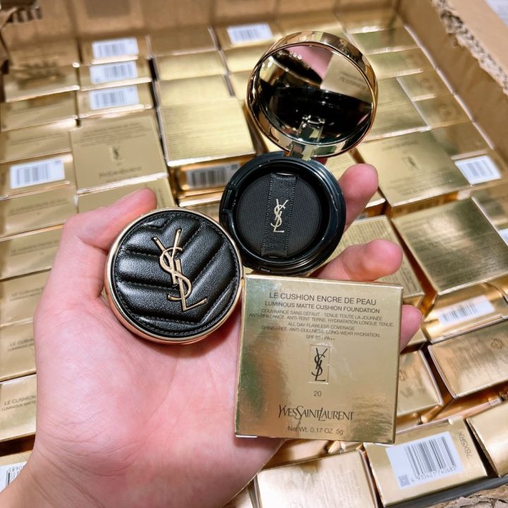 [Mini 5gr] Phấn Nước YSL Le Cushion Encre De Peau Luminous Matte Tone 20