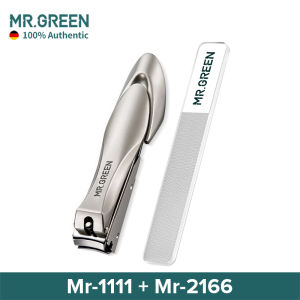 Germany MR.GREEN Nail Cutter Nail Clippers with Catcher Professional Stainless Steel Fingernail and Toenail Clipper Cutter