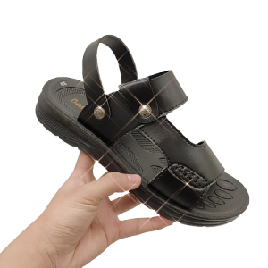 Dép da nam dép nam quai ngang cao cấp Dép nam da cao cấp đẹp quai chéo ngang có quai hậu thời trang niên trẻ trung