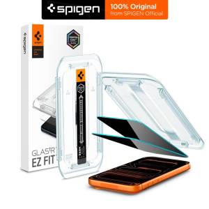Spigen AluminaCore Tempered Glass [Glas.tR EZ Fit] for iPhone 17 Pro Max / 16 Pro Max Privacy (2Pack)