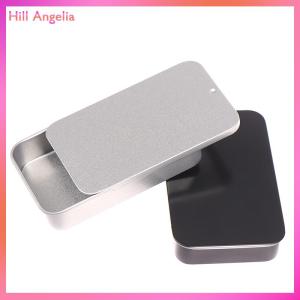[Hill Angelia] 80*50*15mm Mini Iron Box Slide Cover Storage Box Portable Tin Boxes Container
