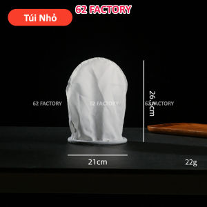 Vợt lọc trà túi vải quai inox nhiều kích thước dùng lọc trà cà phê