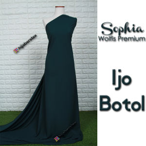 HijabersTex 1/2 Meter Kain WOLFIS PREMIUM SOPHIA / BARBARA SILK