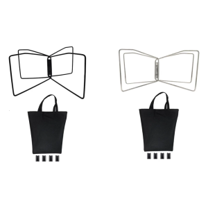 Đáy thép không gỉ đứng cho cắm trại ngoài trời trường hợp lưu trữ hộp thiết kế gấp với nonslip pad và Túi mang đồ