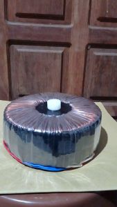 trafo toroid donat 15A CT 75v - 65v murni