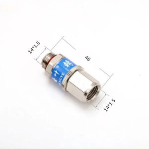 Rotatable water hose connector Anti-tangle water hose used for watering nozzles and car washers High Pressure Washer Swivel Joint Connector Hose Fitting M22 14mm 15mm Thread 360 Degree Rotation Hose To Wash Gun Connector Rotation Hose Sprayer Connector
