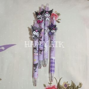 (PER 2 PCS) PULPEN CETEK / BOLPEN CETEK / PENA CETEK SANRIO KUROMI LUCU IMUT SEKALI