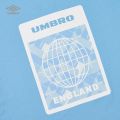 Umbro Umbro เสื้อยืดแขนสั้นพิมพ์ลายเสื้อยืดฟุตบอลโลกแบบอังกฤษ. 