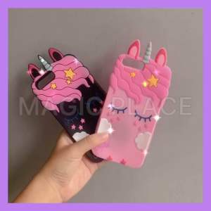 IPHONE 12 Pro Max 6 7 8 6Plus 7Plus 8Plus XSMax 11 11 Pro 11 Pro Max 12 12 PRO UNICORN HORSE BUN 3D CUTE CARTOON PHONE CASE