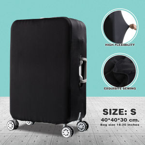 Anti-scratch Protection Luggage Covers Protector Washable Travel Suitcase Dust Cover Spandex Stretch Rod Thickened Dust Case Cover Protective Cover Suitcase Protector Fits 18-32 Inch Baggage Covers Travel Accessories