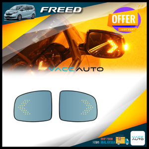 Honda Freed GB5 GB7 Blue Side Mirror with LED Signal Lamp LED Winker Mirror Lens 2016-2024 Vacc Auto Car Accessories