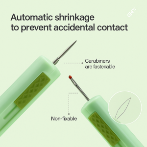 Needle Threader Household Manual Sewing Tool Accurate Fast Threading Non Slip Compact Design