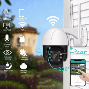 UPUPIN 3MP CCTV Outdoor Full Color CCTV Murah Sambung Ke Hp CCTV Outdoor Wifi Terbaik Wireless WiFi CCTV Jarak Jauh Pantau Lewat Hp