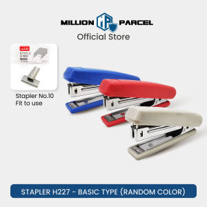 HUAJIE Office Stapler & Staples Set | Twin Lever Hand Stapler 50% Less Effort | Heavy Duty Desktop Stapler No.10 No.12