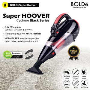 BOLDe Vacuum Cleaner / Penyedot Debu Super Hoover Cyclone Black - FREE ONGKIR Jabodetabek