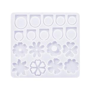 Nhựa Epoxy Nhẫn khuôn silicon hấp dẫn Nhẫn Silicone trang sức khuôn mẫu cho nhựa Nhẫn phụ kiện