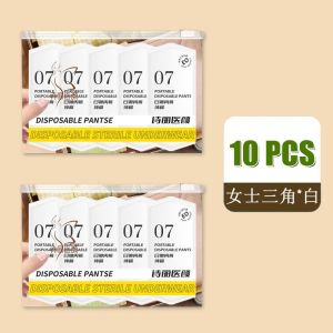 Disposable Panties 100% Cotton Woman Underwear Portable Travel Lingerie Pregnant Women Period Panties