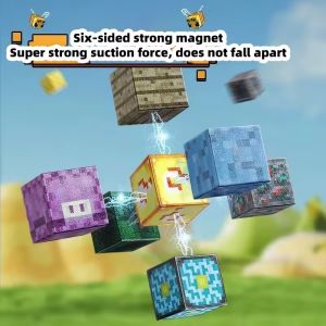 Magnetic Building Block Mine World Magnet Cube Set for Boy Girl Kid Age 3+ DIY Model Children Sensory Toy Christmas Gift