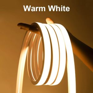 220V Direct Connected Driverless COB Light Strip Linear Ceiling Mounted Self Adhesive Living Room Lighting