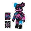 lắp ráp xếp hình Bearbrick Jinx 36 - 55cm tặng kèm búa có hộp cao cấp - Mô hình lắp ráp Gấu Bearbrick 55cm nhiều mẫu MPin, Xinz. 