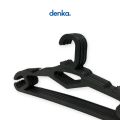 12 Pcs Hanger Gepeng Gantungan Baju Celana Plastik Tebal & Lentur Dewasa Jemuran Laundry Serbaguna. 
