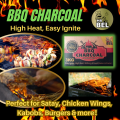 BBQ Charcoal 3KG -Eucalyptus Wood - Perfect for Satay, Chicken Wings, Kebabs, Burgers. 